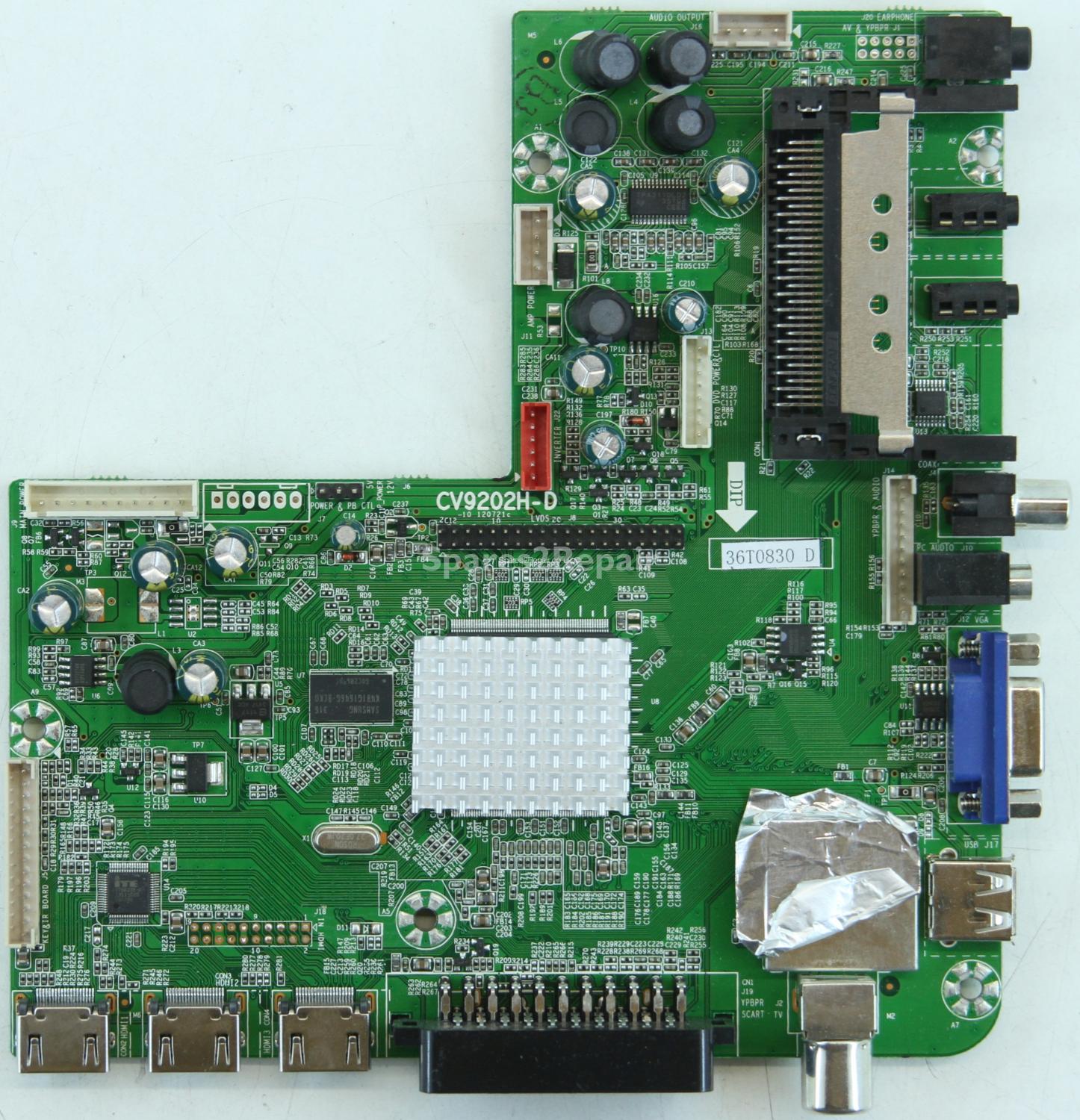 Goodmans GVLEDHD32DVD - Main AV - CV9202H-D -10 - 120721c - 36T0830 D - V320BJ2-P01