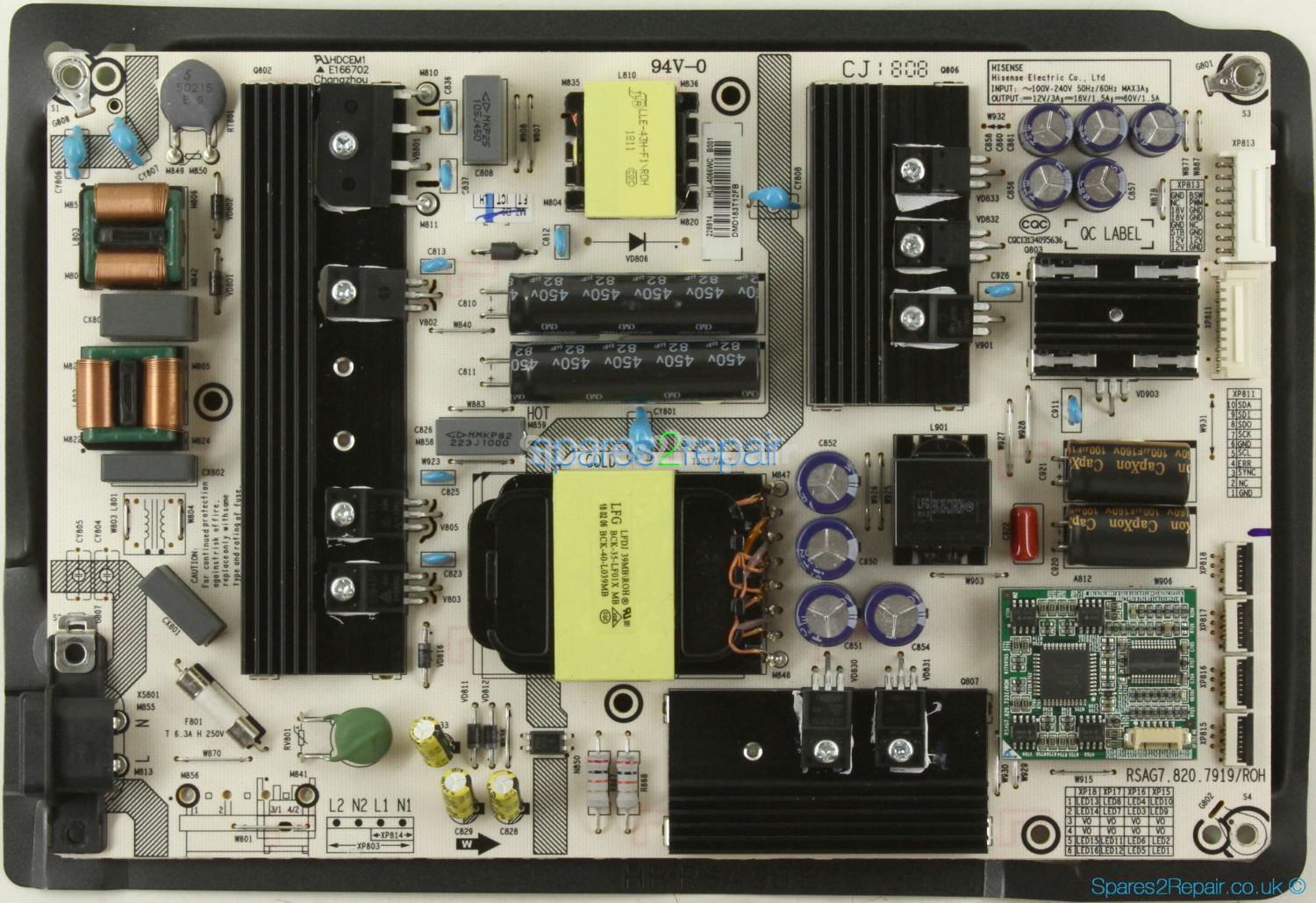 HiSense H55U7AUK - Power Supply - RSAG7.820.7919/ROH - HLL-4066WC - 228814