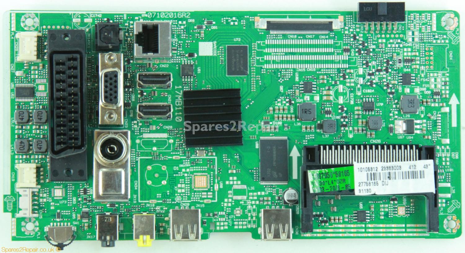 Hitachi 43HB6T72U - Main AV - 23363003 - 17MB110 - 07102016R2