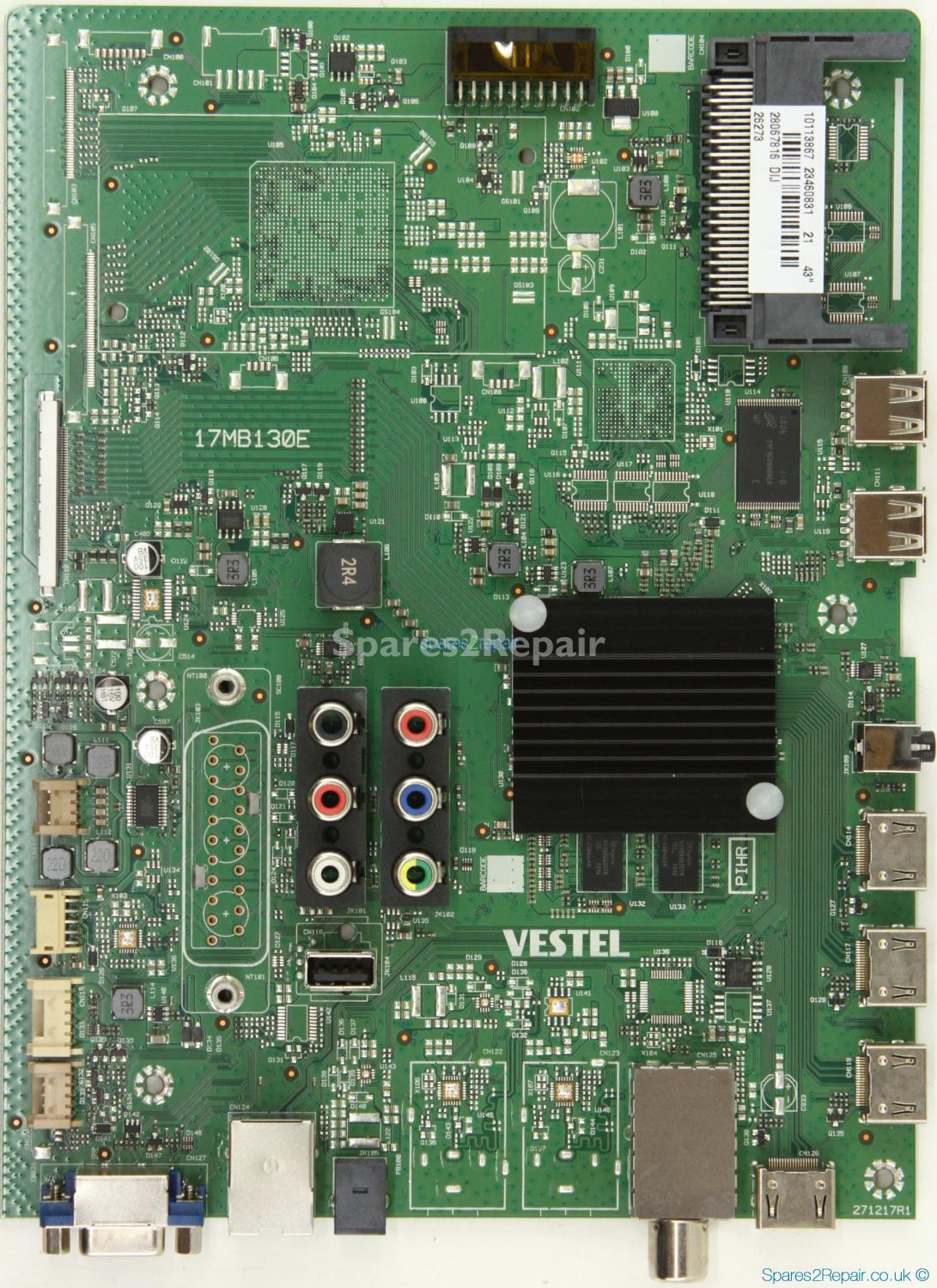 JVC LT-43C870 - Main AV - 23460831 - 17MB130E - 271217R1