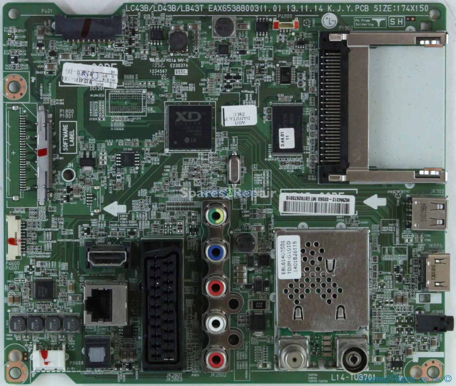 LG 32LB561V-ZC - Main AV - EBT62973018 - EAX65388003(1.0)