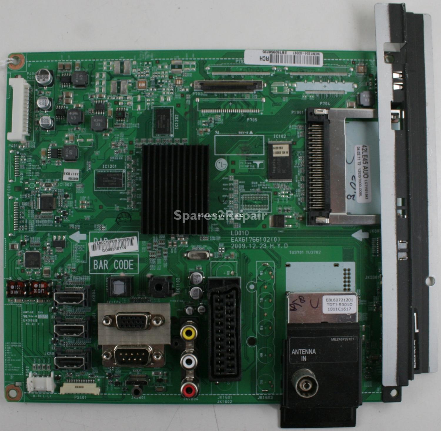 LG 42LE4500 - Main AV - EAX61766102(0) - LD01D - EBU60963649