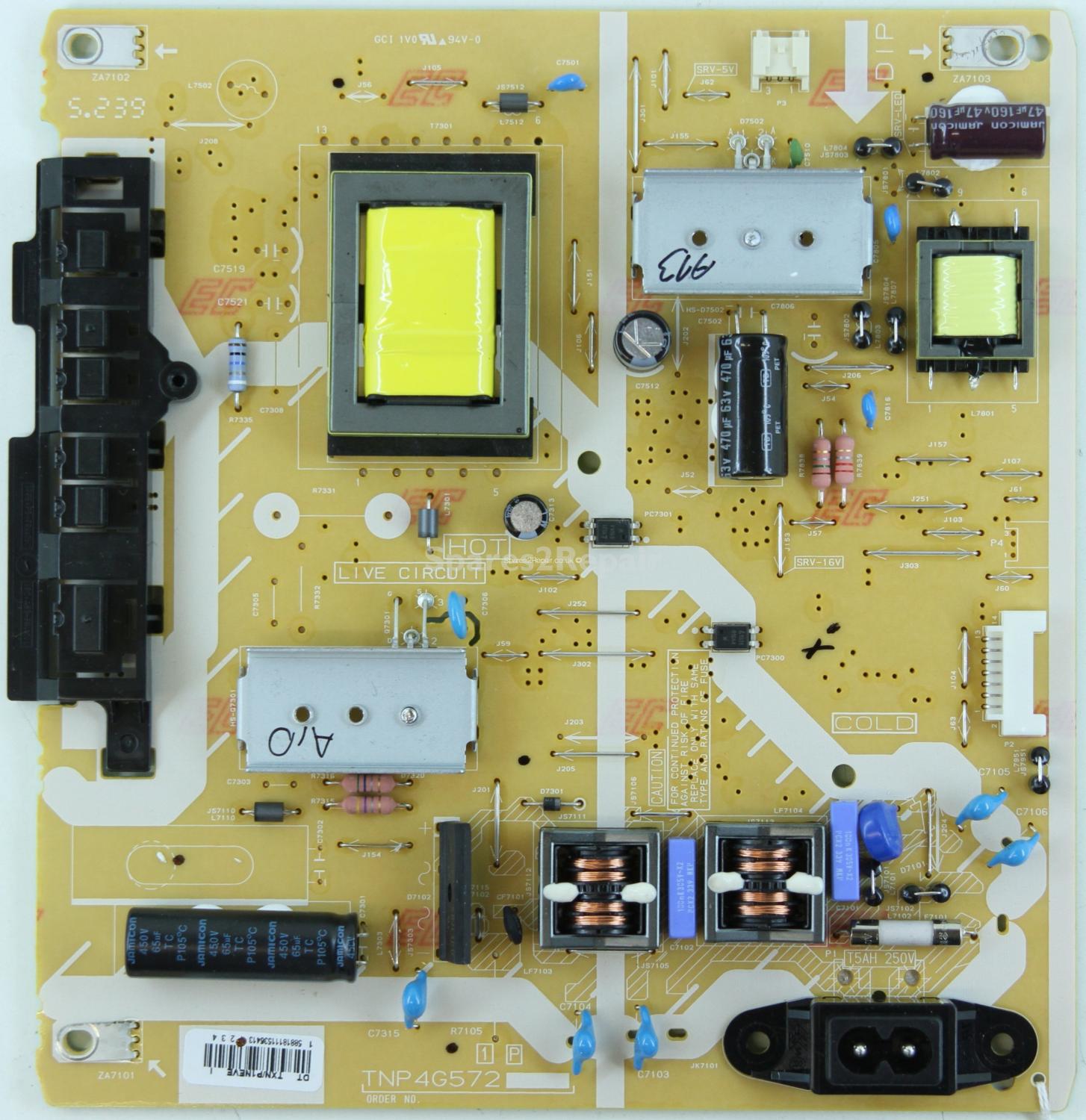 Panasonic TX-32CS510B - PSU - TXN/P1NEVE DT - TNP4G572 1P