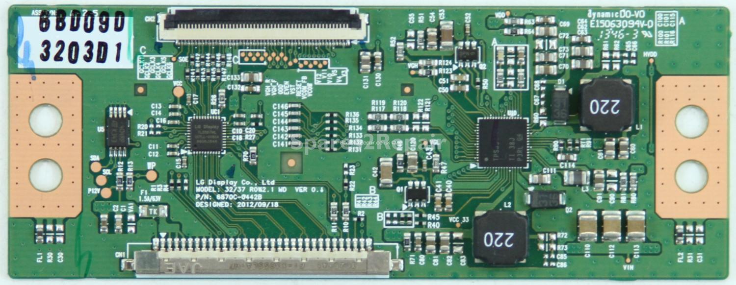 Technika 32-E251 - T-Con - 6871L-3203D - 6870C-0442B - 32/37 ROW2.1 HD VER 0.1
