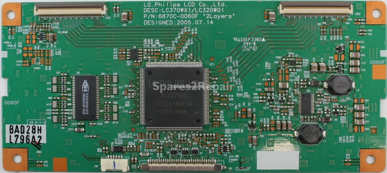 Philips 32PF7520D/10 - LVDS - 6871L-0796A - 6870C-0060F - LC370WX1 - LC320W01
