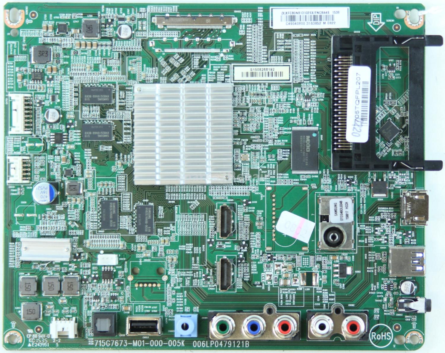 Philips 49PUT4900/12 - Main AV - 715G7673-M01-000-005K - 006LP0479121B - 705TQFPL207