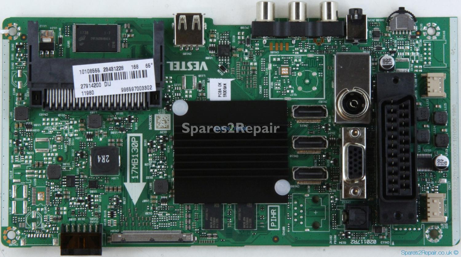 Philips 65HFL2879T/12 - Main AV - 23431228 - 17MB130P - 020117R2