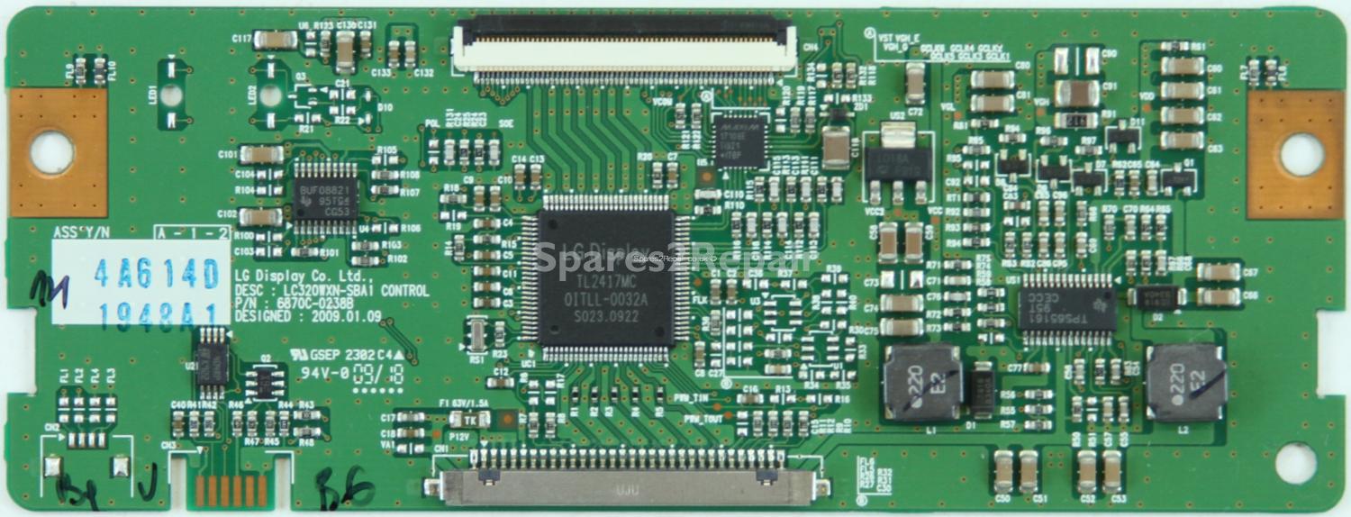 Red 32HDD16ITALLCD - T-Con - 6871L-1948A - 6870C-0238B - LC320WXN-SBA1 CONTROL