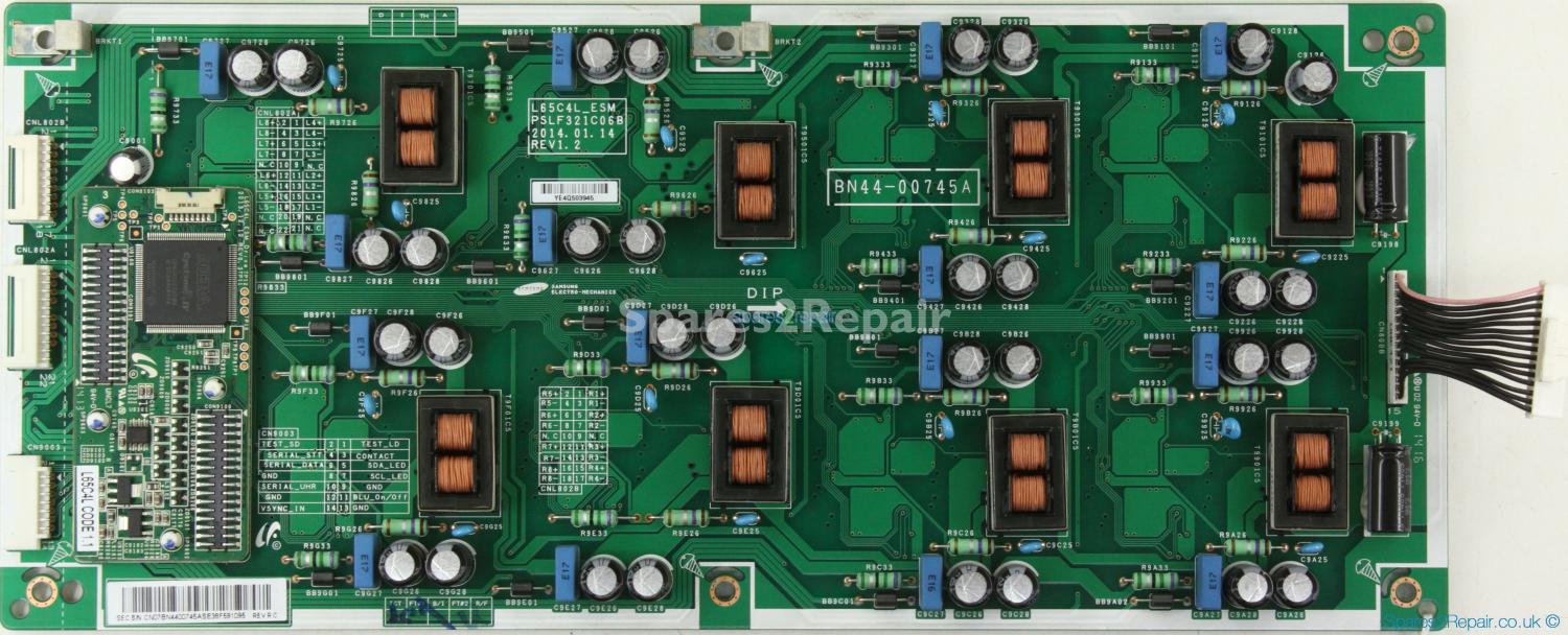 Samsung UE55HU8500T - LED Driver Board - BN44-00745A - REV1.2 - PSLF321C06B - L65C4L_ESM