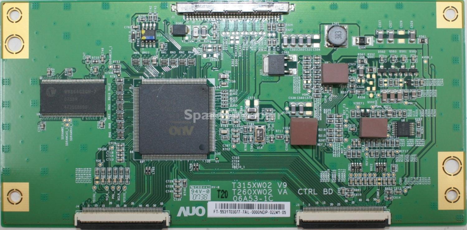 Samsung LE32R88BD - LVDS - 06A53-1C - T315XW02 V9 - T260XW02 VA