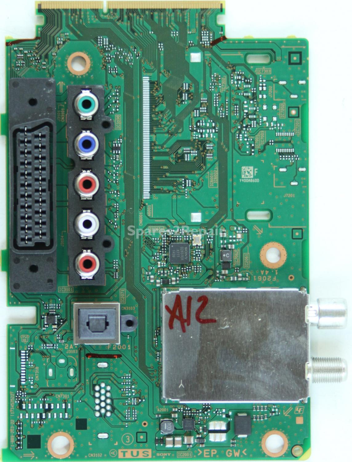 Sony KDL-50W829B - Main AV - 1-889-203-22 (173457522) - Y400A860D