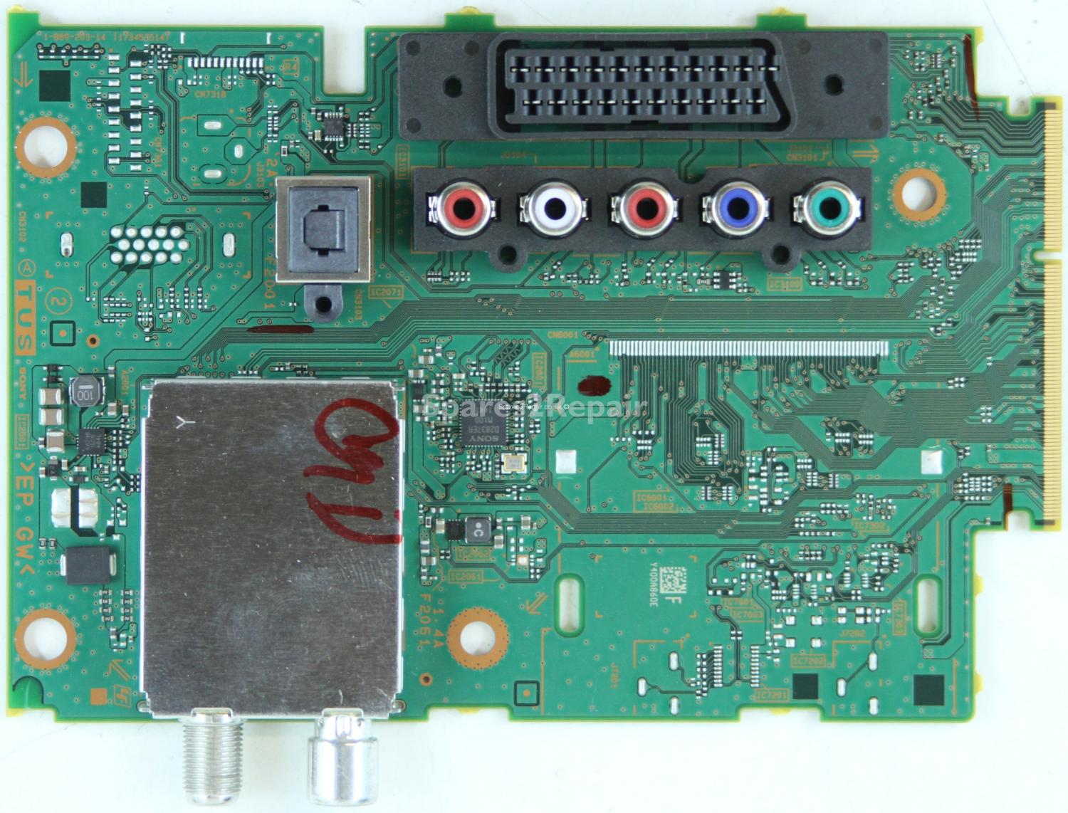 Sony KDL-42W706B - Main AV - 1-889-203-14 - 173457514 - Y400A860E