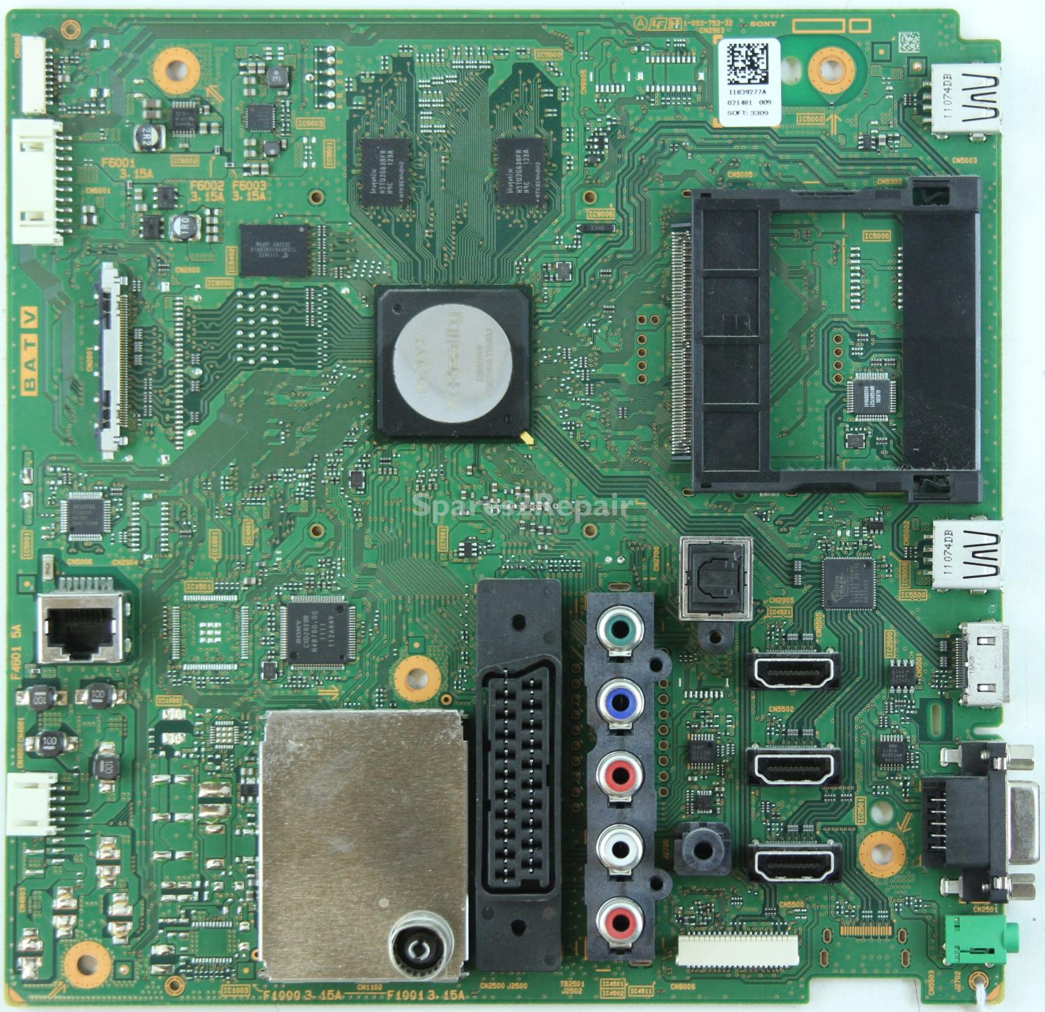 Sony KDL-40EX524 - Main AV - I1839277A - 1-883-753-32