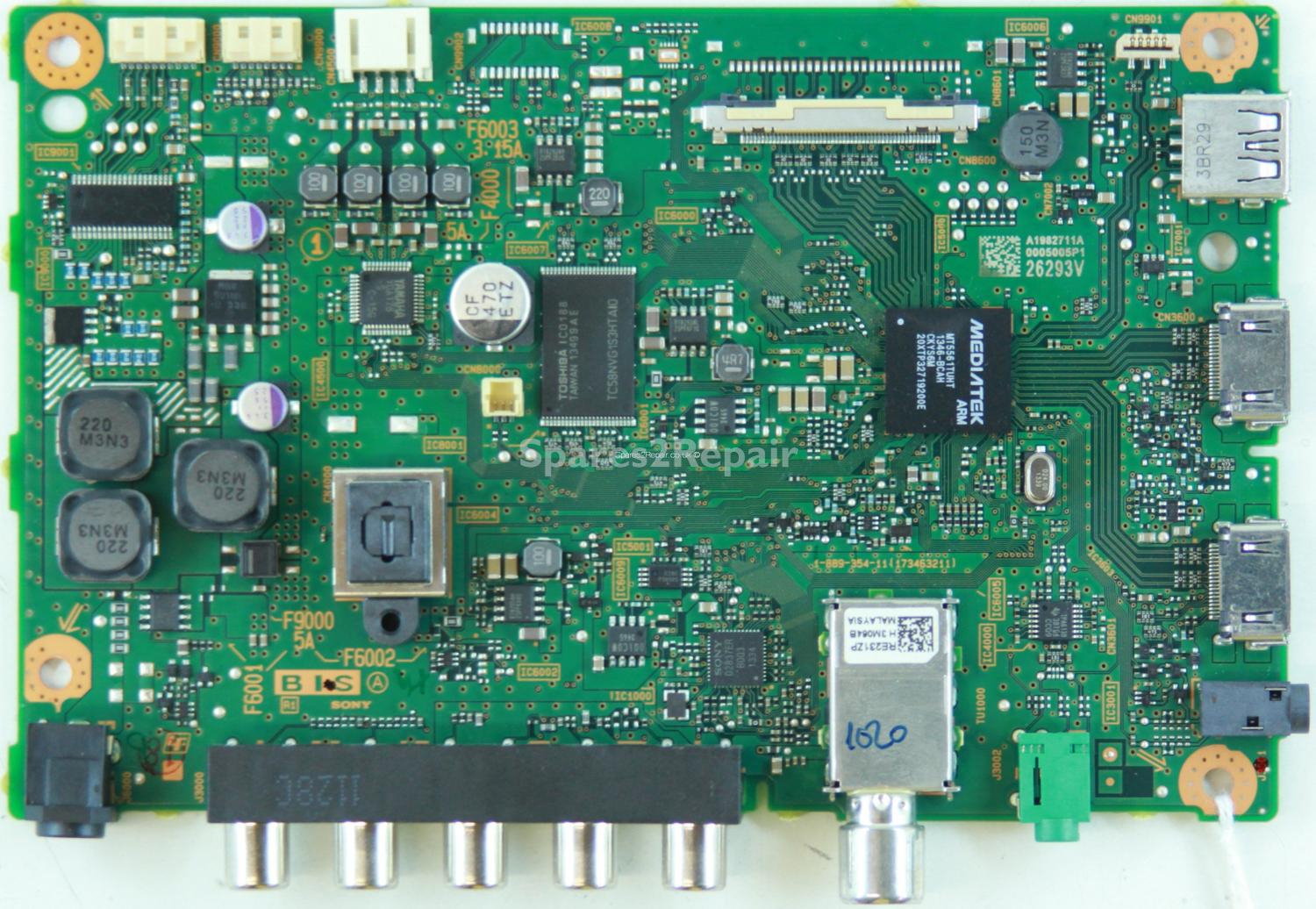 Sony KDL-40R470B - Main AV - 1-889-354-11 - 173463211 - A1982711A