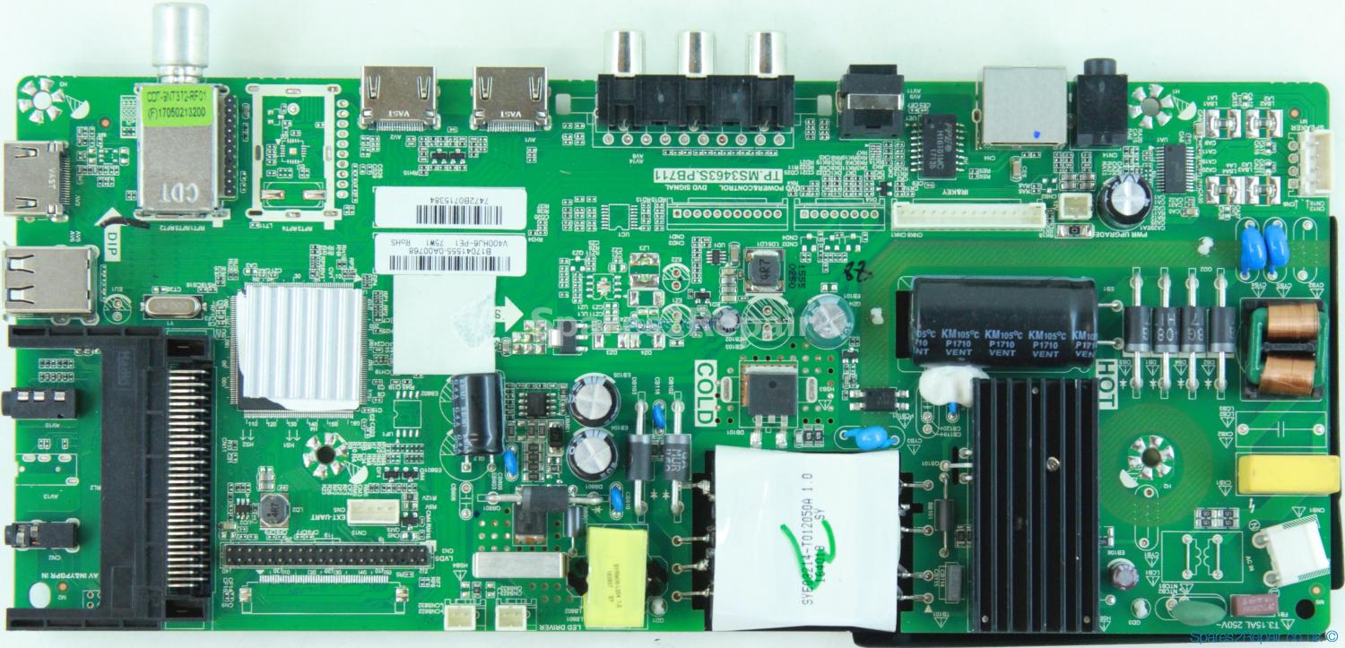 Technika 40G22B-FHD - Main AV - B17041555 - TP.MS3463S.PB711 - V400HJ6-PE1