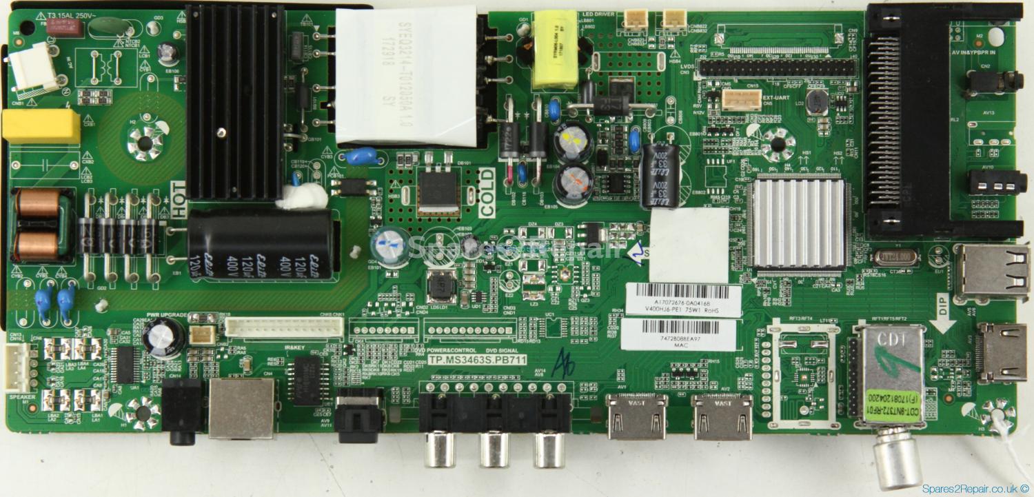 Technika 40G22B-FHD - Main AV - A17072676 - TP.MS3463S.PB711 - V400HJ6-PE1