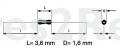 0,4w-metal Film Resistor - 5,1r-0,4w Metallschichtwiderstand. 0204