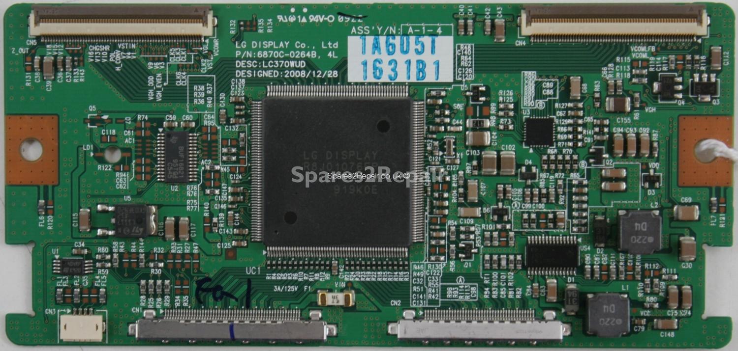 Toshiba 37XV635D - T-CON - 6870C-0264B - 6871L-1631B - LC370WUD