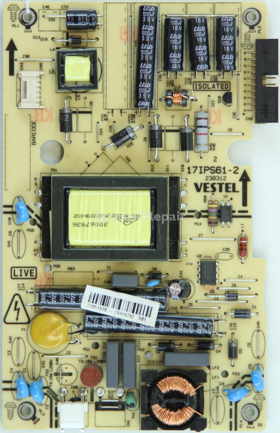 Vestel 22 Inch - PSU - 23057638 - 17IPS61-2 - 230312