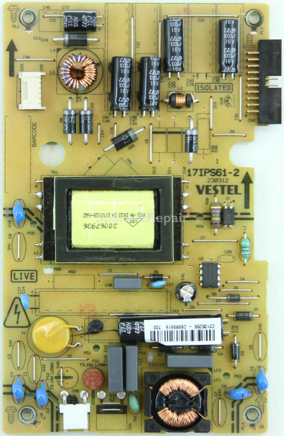 Vestel 24 Inch - Power Inverter - 23105255 - 17IPS61-2 - 230312